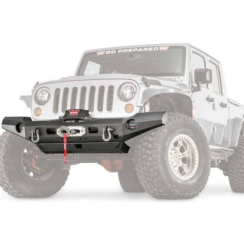 07-17 Jeep JK Elite Series Full Width Bumper Warn Industries display