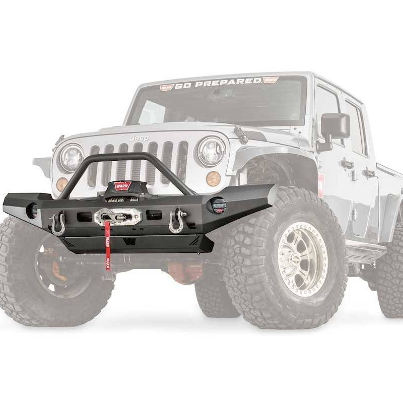 07-17 Jeep JK Elite Series Full Width Bumper Warn Industries display
