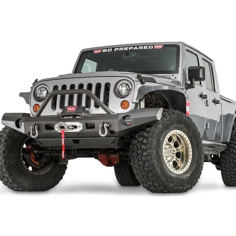 07-17 Jeep JK Elite Series Full Width Bumper Warn Industries display