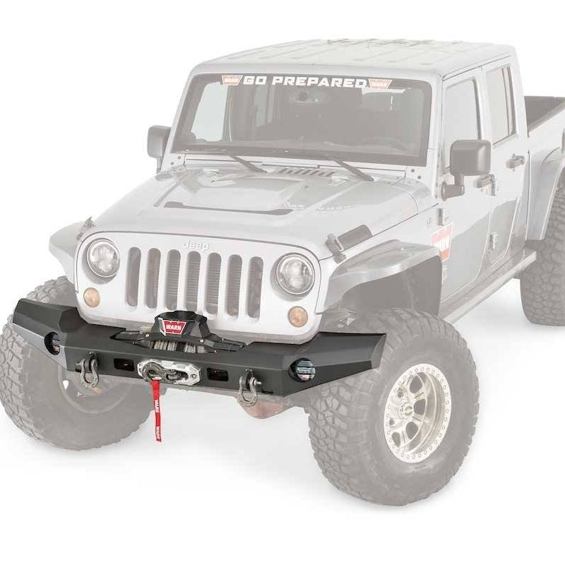 07-17 Jeep JK Elite Series Full Width Bumper Warn Industries display