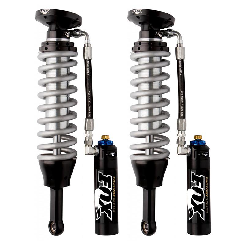 '07-18 Chevy/GM 1500 2.5 Factory Series Remote Reservoir Coilovers Suspension Fox with DSC Adjuster display