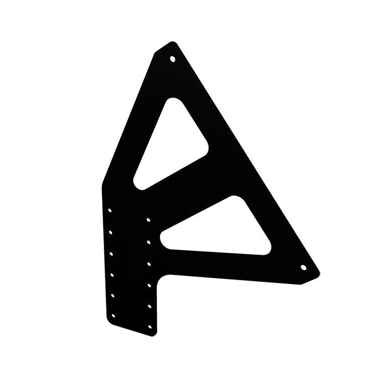 07-18 Jeep JK Body Mount Tire Carrier Hi-Lift Jack Mount Tire Carrier Impact Series Off-Road Armor display