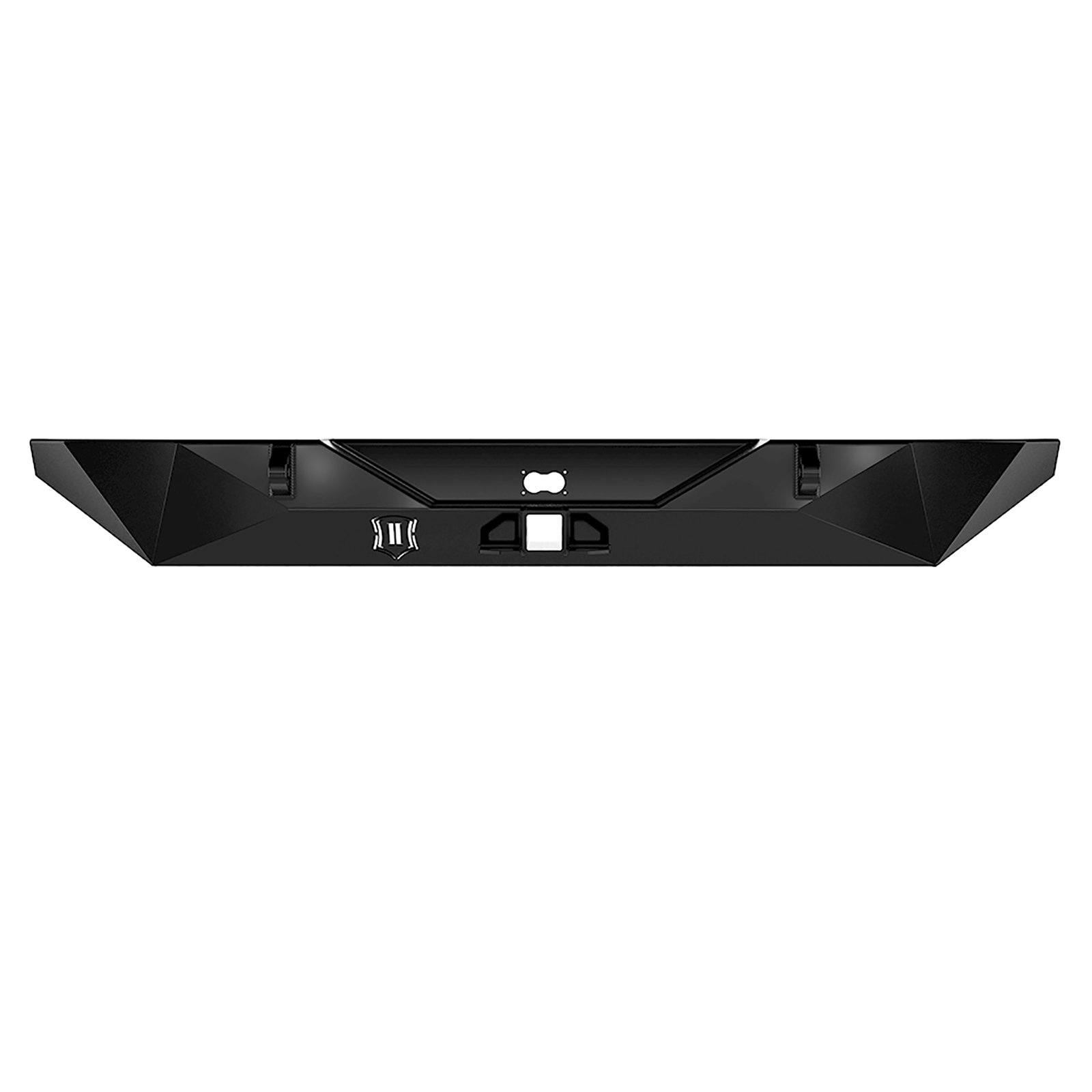 '07-18 Jeep JK Pro Series Rear Bumper W/ Hitch & Tabs Impact Series Off-Road Armor (front view)