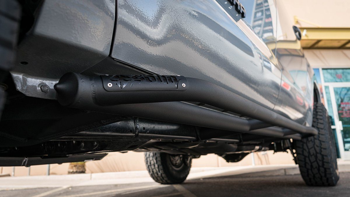 '07-21 Toyota Tundra SDHQ Built Rock Sliders Protection SDHQ Off Road close-up