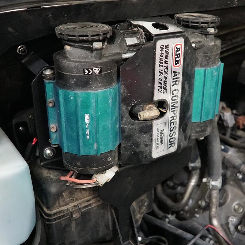 '07-21 Toyota Tundra SDHQ Built ARB Air Compressor Mount Kit Performance Intake SDHQ Off Road display
