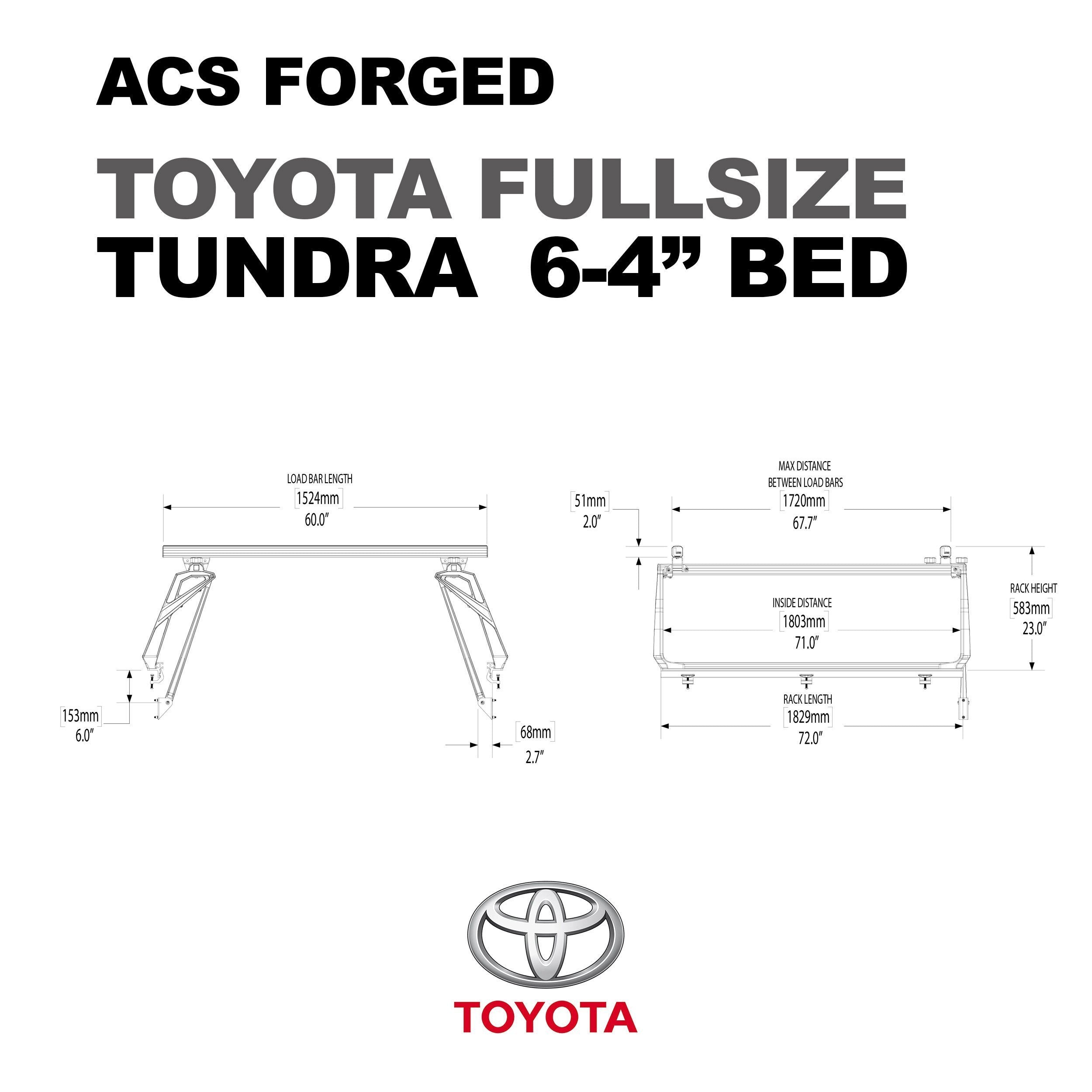 '07-21 Toyota Tundra-ACS Forged Bed Accessories Leitner Designs design