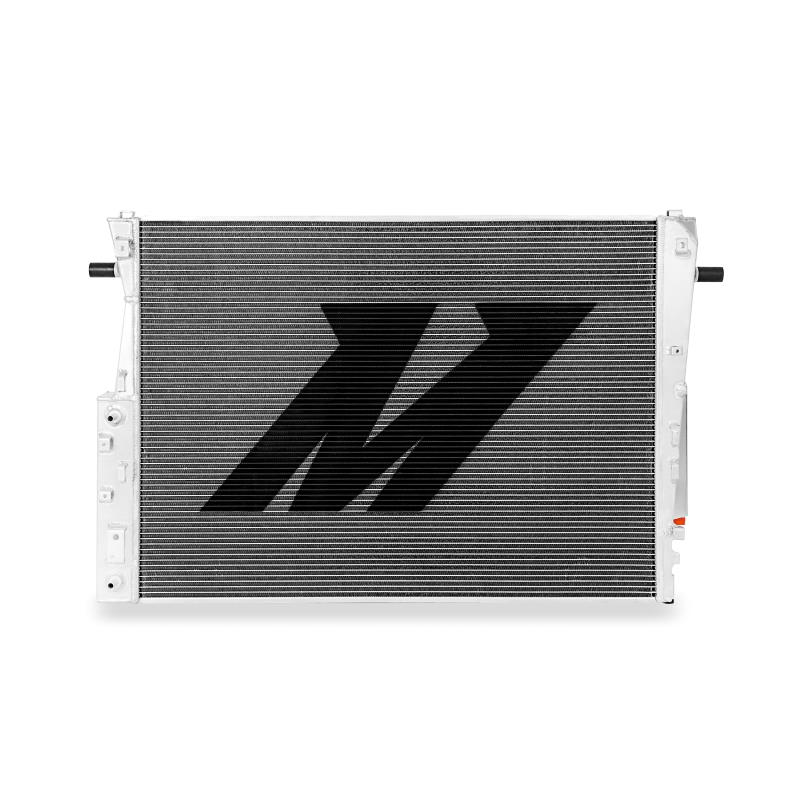 08-10 Ford 6.4L Powerstroke Aluminum Radiator Performance Products Mishimoto (front view)