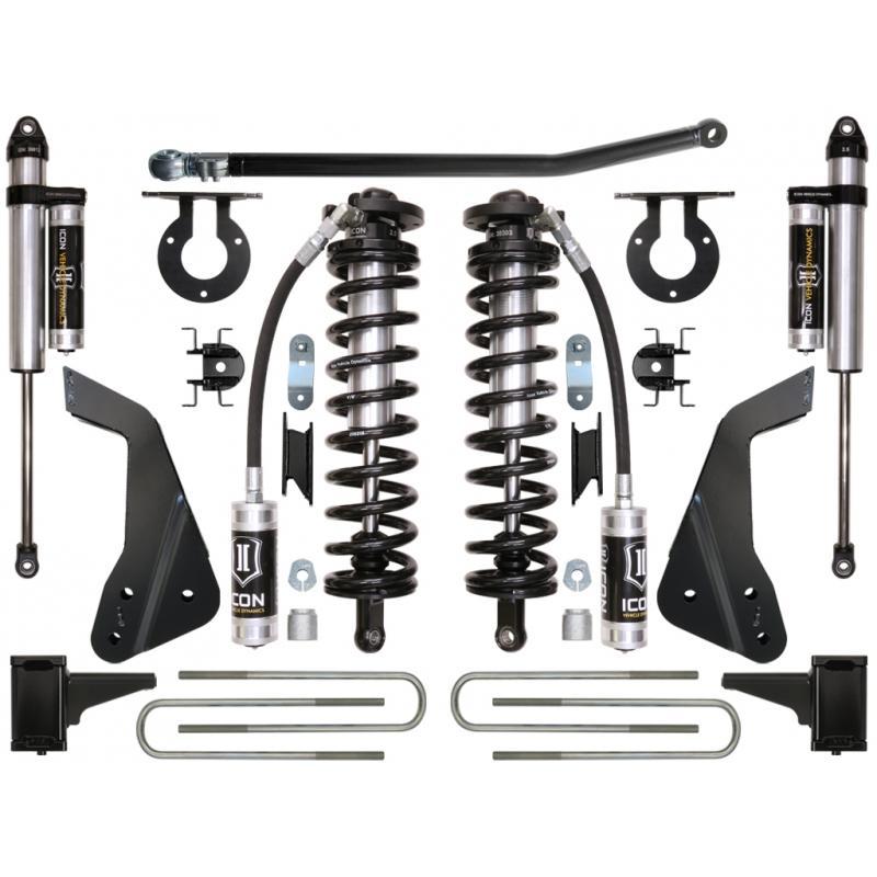 08-10 Ford F250/F350 4WD 4-5.5" Coilover Conversion System-Stage 3 Suspension Icon Vehicle Dynamics parts