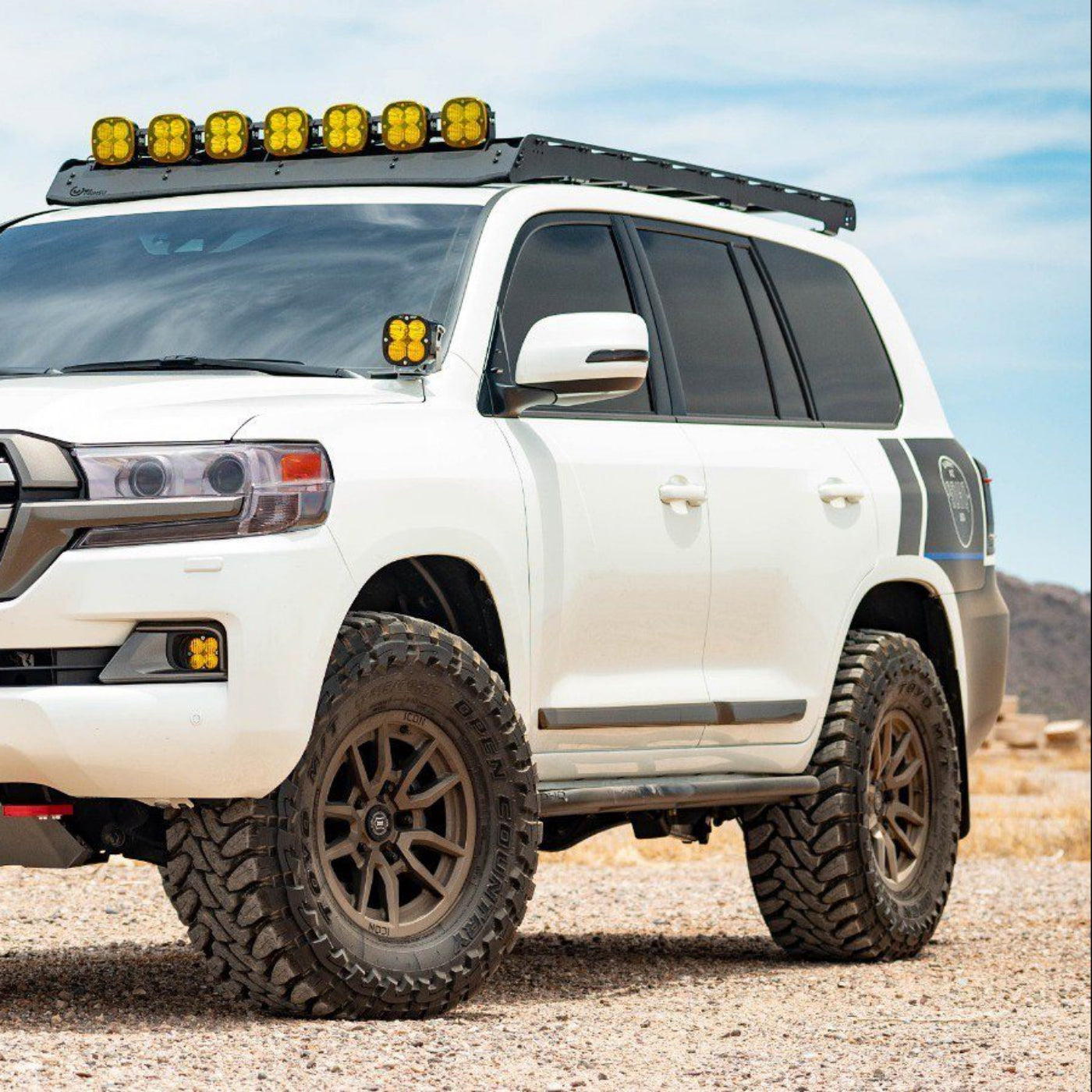 '08-21 200 Series Toyota Land Cruiser SDHQ Built Rock Sliders Rock Sliders SDHQ Off Road