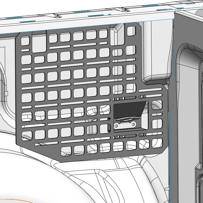 '09-14 Ford F150 Bedside Rack System-4 Panel Kit Mounted Display 