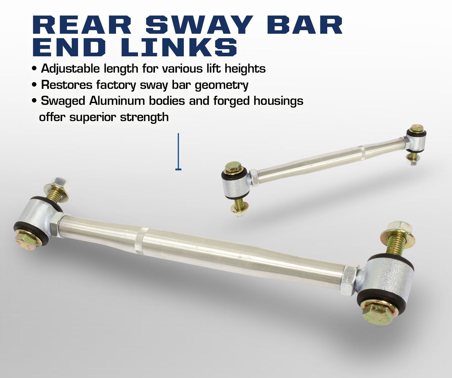 '09-18 Ram 1500 Rear Extended Sway Bar End Links Suspension Carli Suspension description