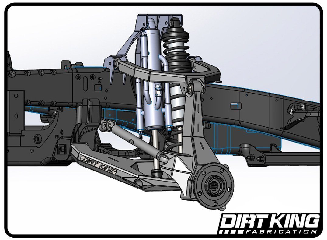 '09-18 Dodge Ram 1500 2WD Long Travel Race Kit Suspension Dirt King Fabrication 