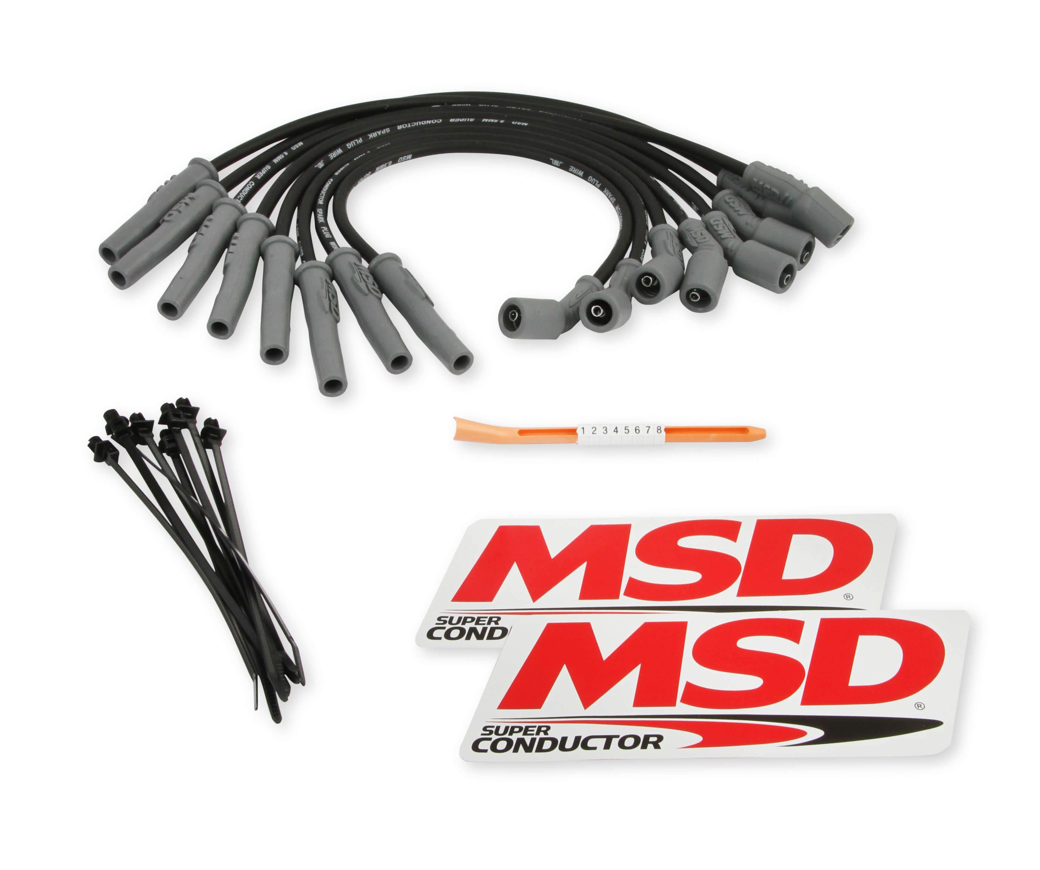 '10-14 Ford Raptor 6.2L V8 Black Wire Set Electrical MSD Ignition parts