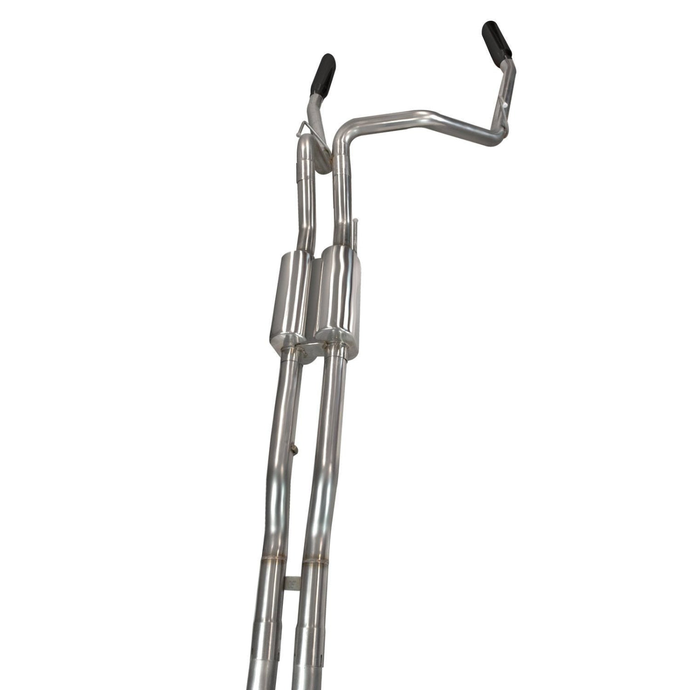 10-14 Ford Raptor Extended Cab 3" True Dual Off-Road Exhaust 6.2L Performance Kooks Headers Black Tips display