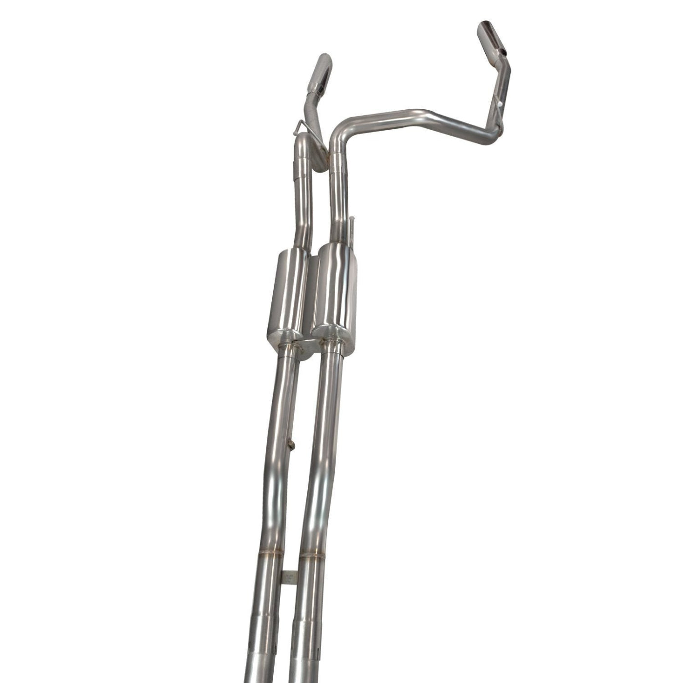 10-14 Ford Raptor Extended Cab 3" True Dual Off-Road Exhaust 6.2L Performance Kooks Headers Polished Tips display