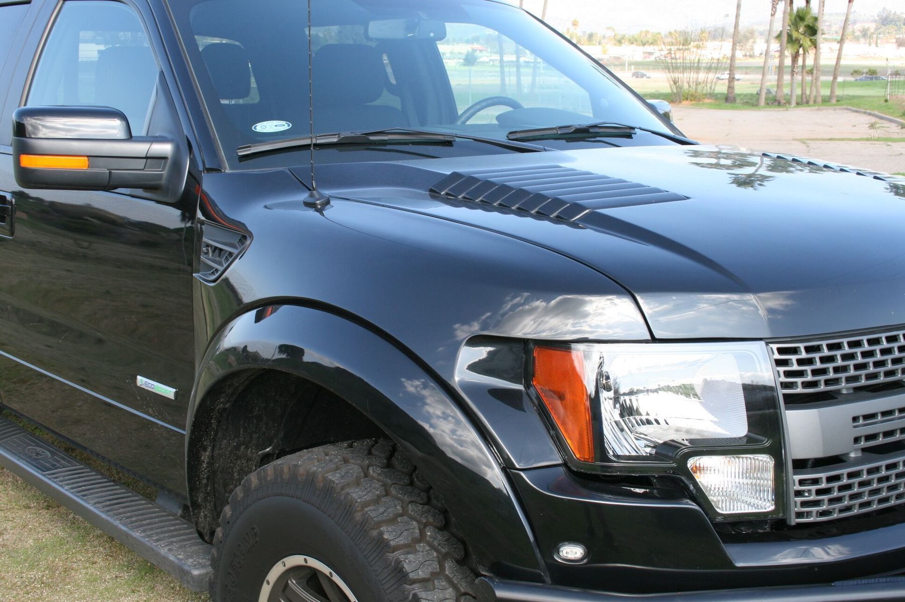 '10-14 Ford Raptor OEM Style Hood Fiberglass Fiberwerx display