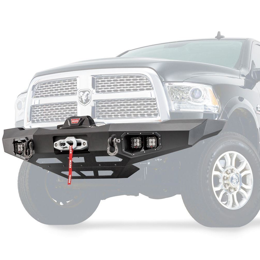 '11-19 Ram 2500/3500 Warn Ascent Front Bumper Warn Industries display