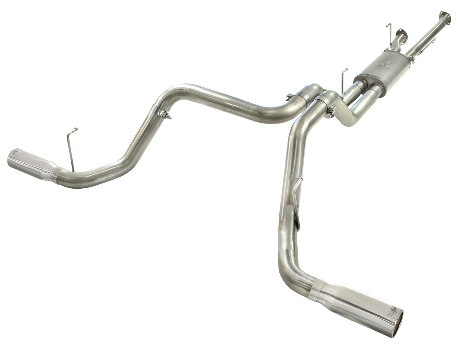 10-18 Toyota Tundra 2 1/2"-3" 409 Stainless Steel Cat Back Exhaust System  AFE Power Polished Tip display