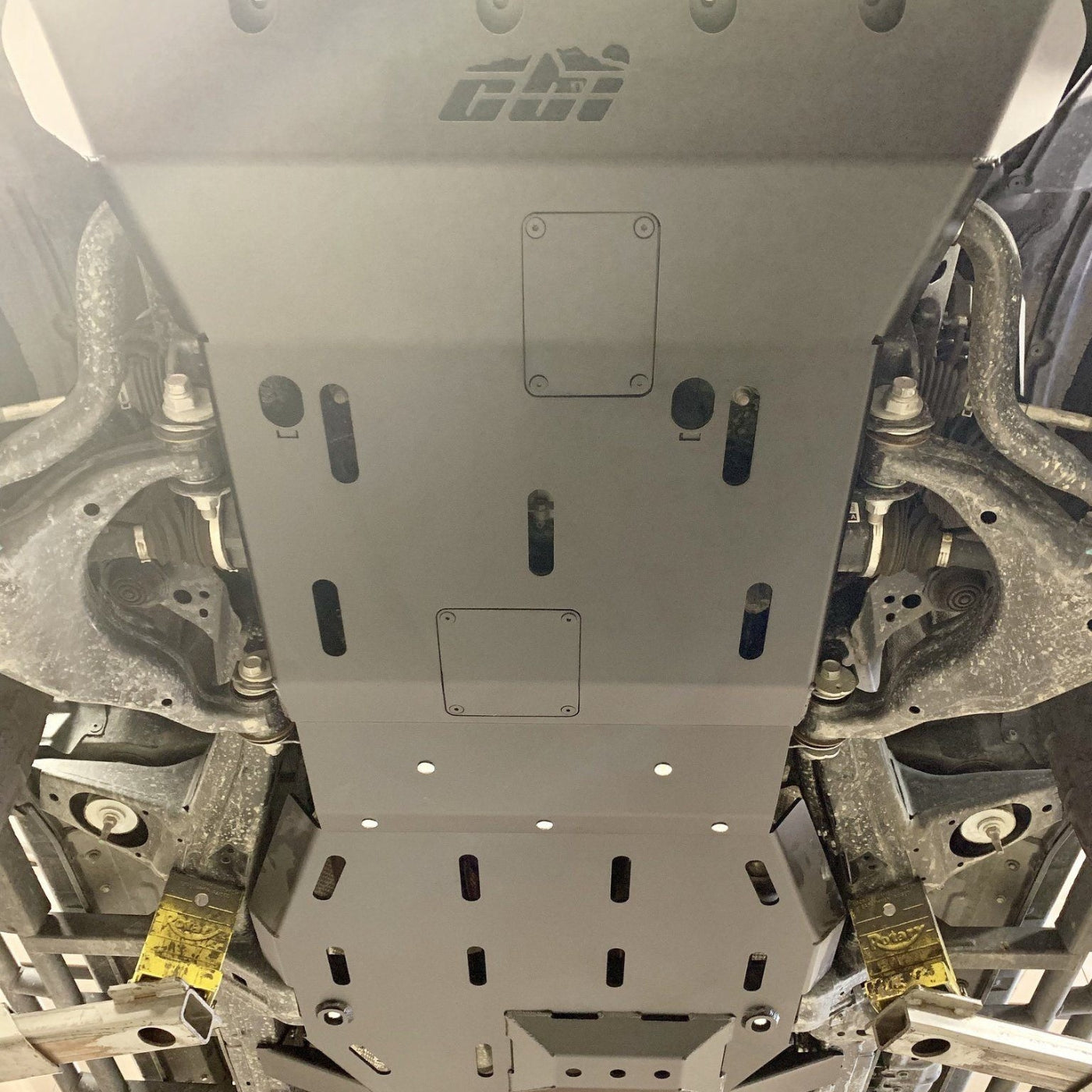 '10-24 Toyota 4Runner CBI Off-Road Full Skid Plate Kit Display on vehicle 