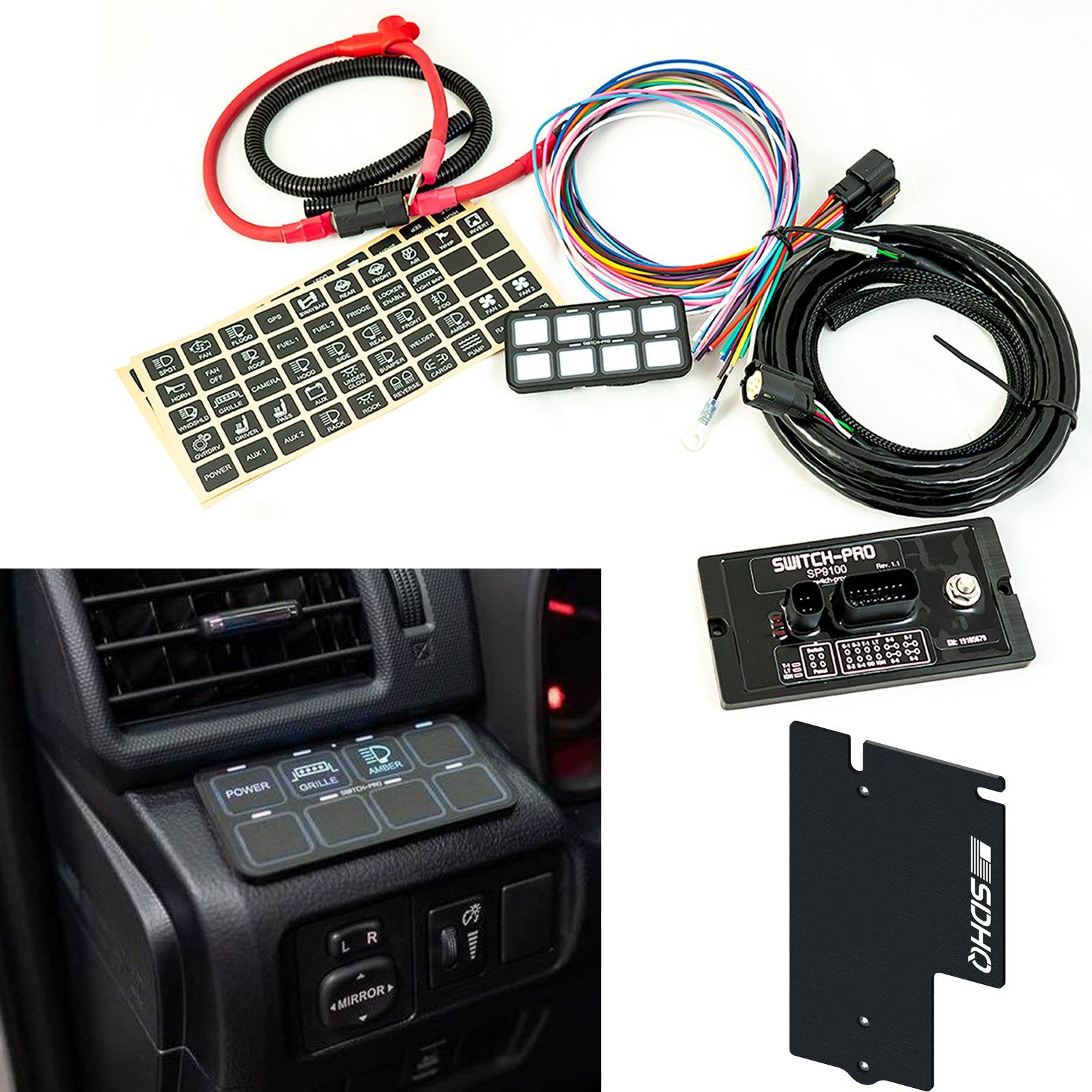'10-23 Toyota 4Runner SDHQ Built Complete Switch Pros Mounting Kit Lighting SDHQ Off Road