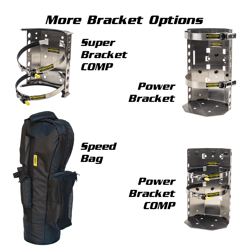 10 LB Power Tank Package A Recovery Gear PowerTank bracket options