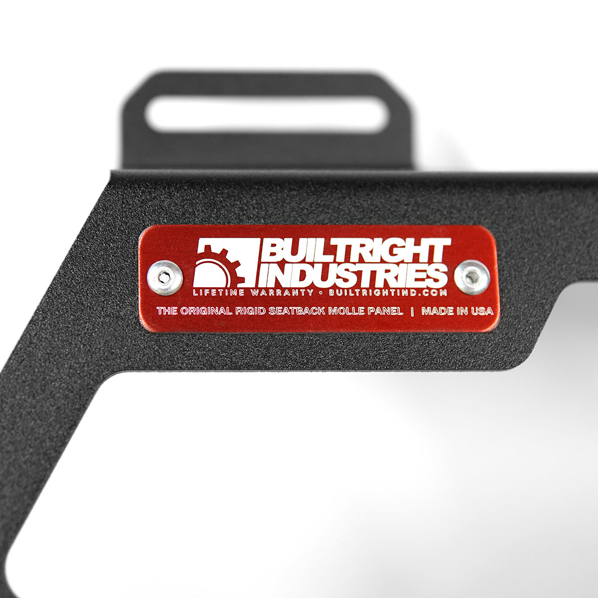 '19-23 Chevy Silverado & GMC Sierra Builtright Industries Seat Back Tech Plate Molle Panel logo
