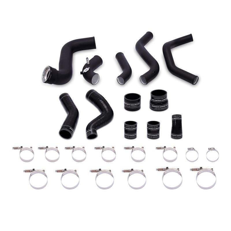 11-14 Ford F150 3.5L Ecoboost Intercooler Pipe Kit Performance Products Mishimoto Wrinkle Black parts