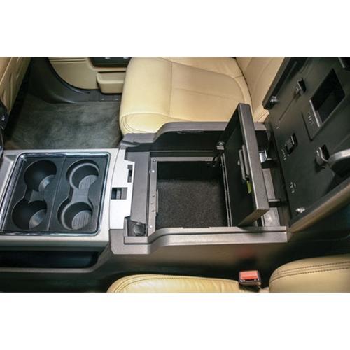 '11-16 Ford F250/350 Security Console Tuffy Security Products (interior view)