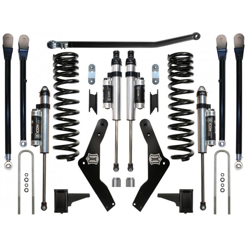 11-16 Ford F250/F350 4WD 4.5" Suspension System-Stage 4 Suspension Icon Vehicle Dynamics 