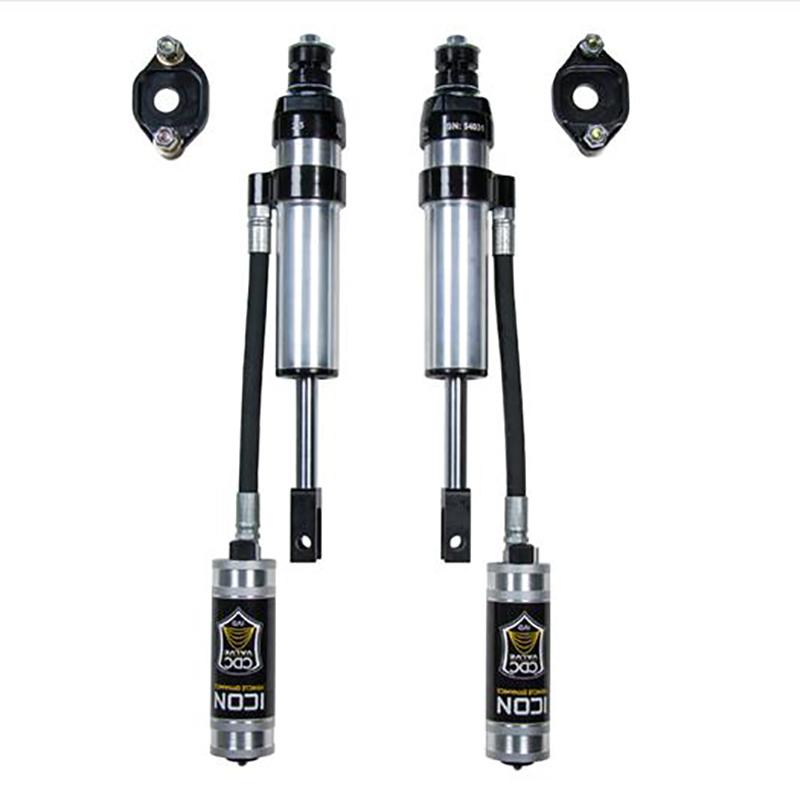 '11-19 Chevy/GM 2500/3500HD 2.5 VS RR Front Shocks-0-2" Lift Suspension Icon Vehicle Dynamics Without CDC Vlave 