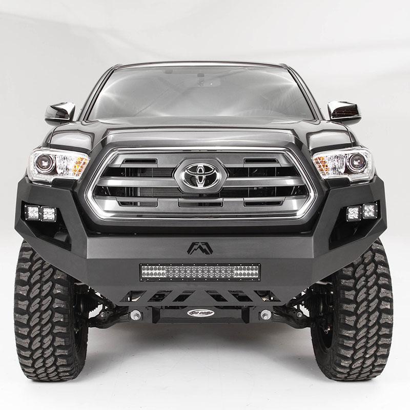 '12-22 Toyota Tacoma Vengeance Series Front Bumper Fab Fours No Grill Guard Powdercoated display