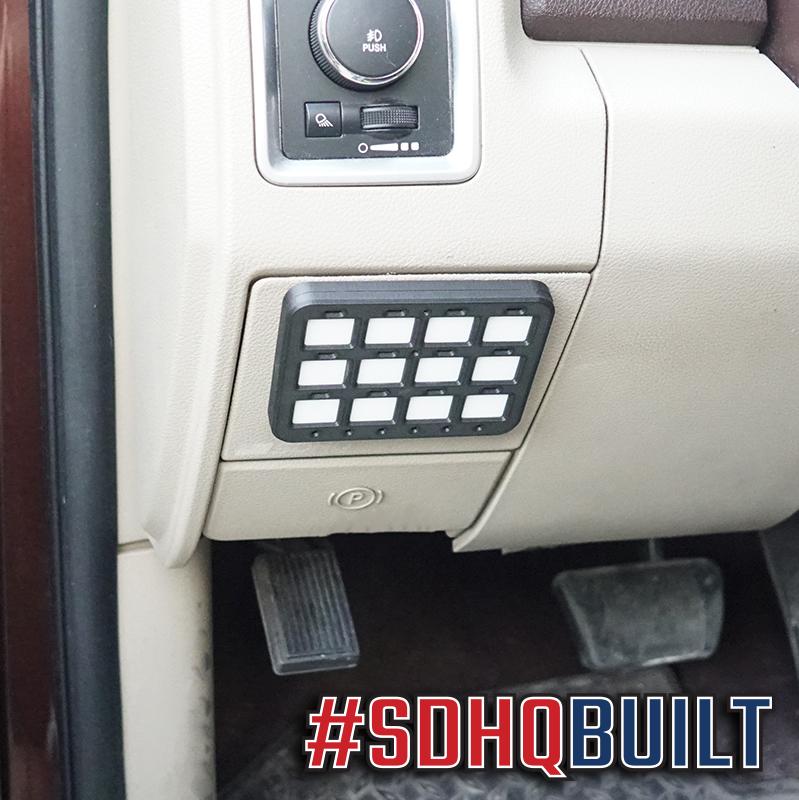 '13-18 Ram 1500 SDHQ Built Switch-Pros Keypad Mount Electrical SDHQ Off Road display