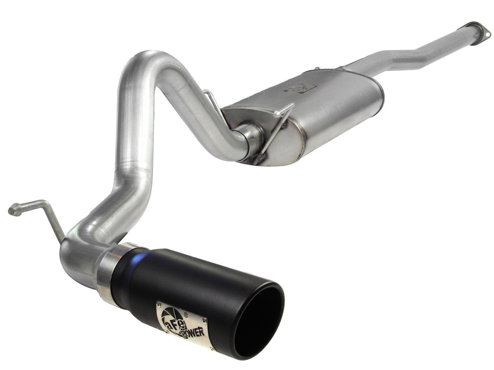 13-15 Toyota Tacoma MACH Force 3" 409 Stainless Steel Cat-Back Exhaust System AFE Power w/Black Exhaust Tip display