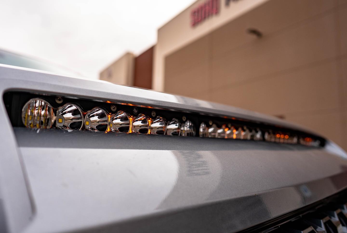 2014-up Toyota Tundra Hood Scoop Mount LED Strip Light Install