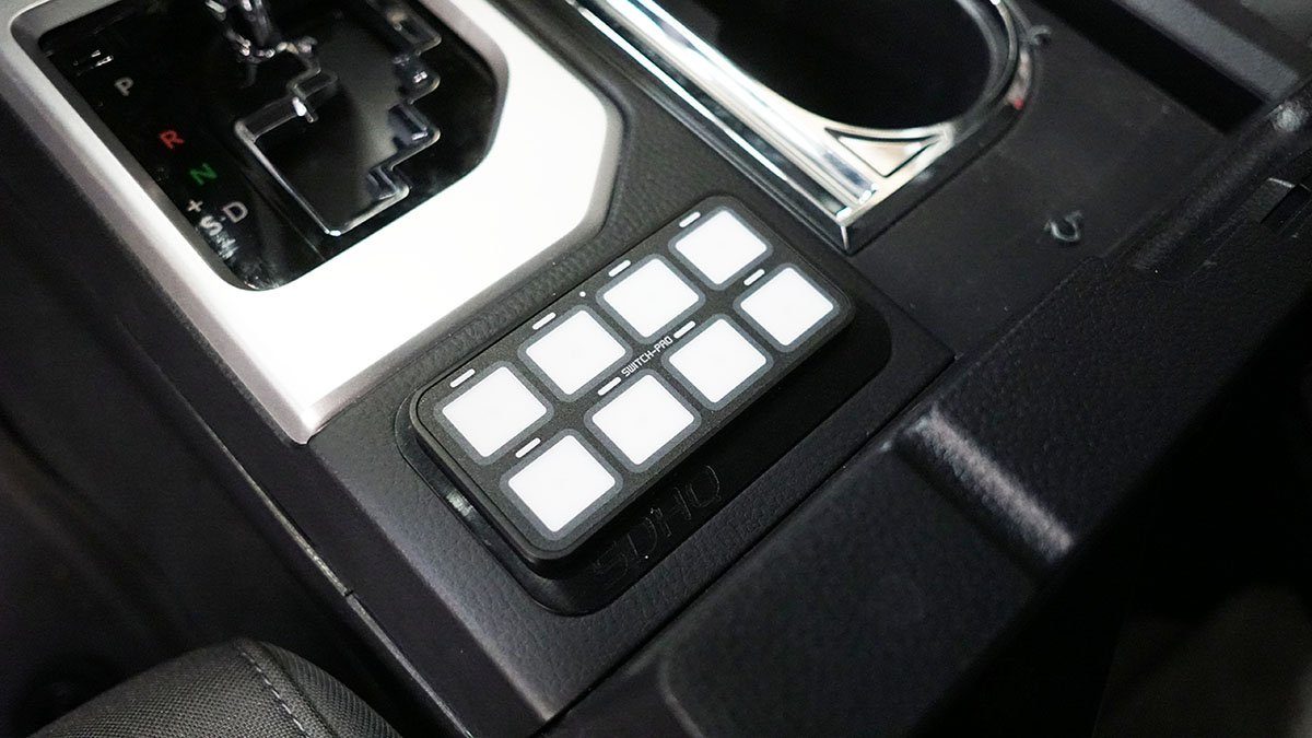 '14-21 Toyota Tundra SDHQ Built Billet Switch-Pros SP-9100 Keypad Mount Lighting SDHQ Off Road