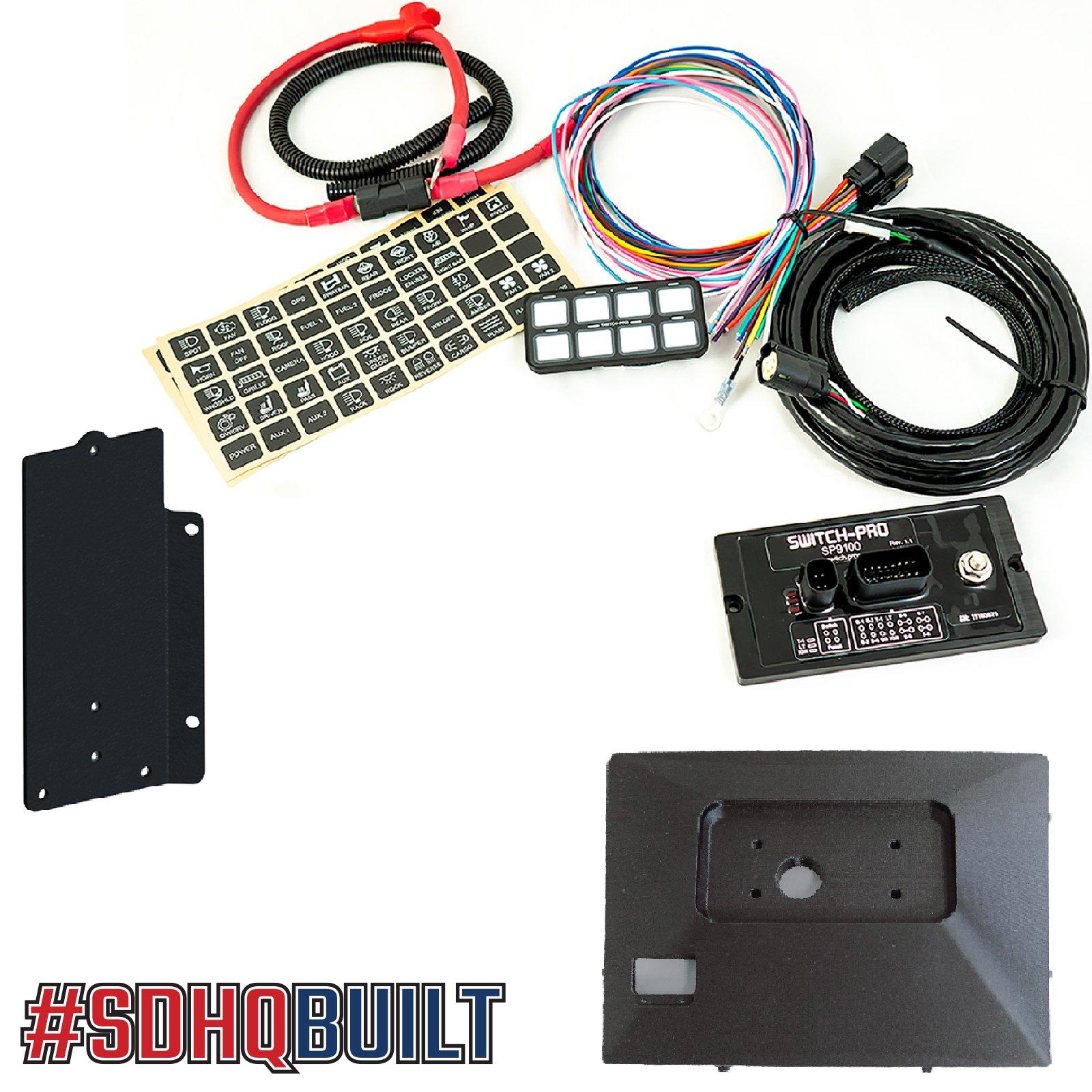 '14-21 Toyota Tundra SDHQ Built Complete SP-9100 Overhead Mounting Kit Lighting SDHQ Off Road
