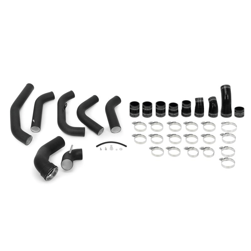 15-16 Ford F150 3.5L Ecoboost Intercooler Pipe Kit Performance Products Mishimoto Wrinkle Black parts
