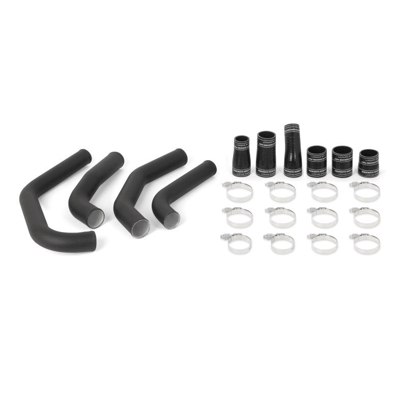 15-17 Ford F150 2.7L Ecoboost Hot-Side Intercooler Pipes Performance Products Mishimoto Wrinkle Black parts