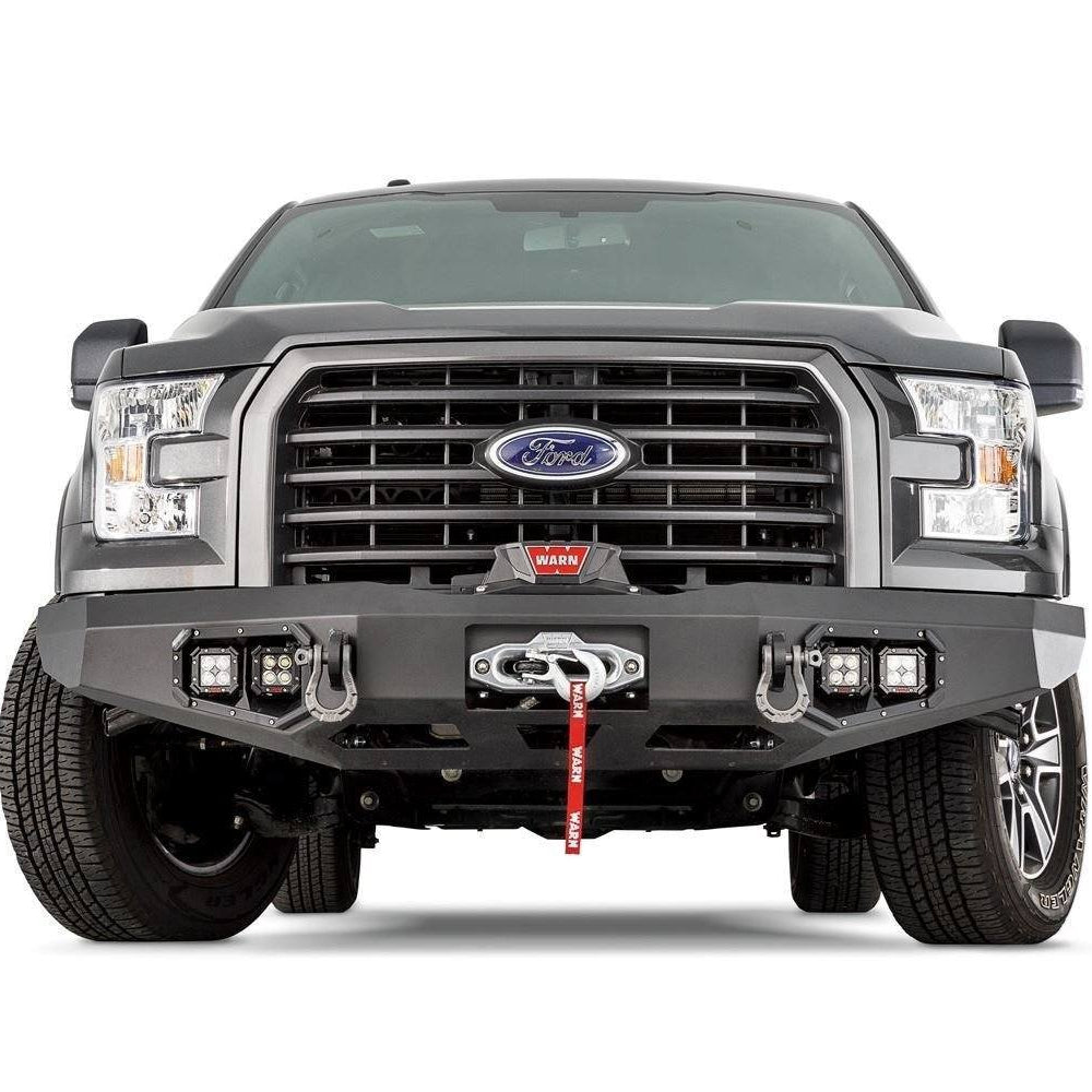15-17 Ford F150 Ascent Front Bumper Warn Industries (front view)