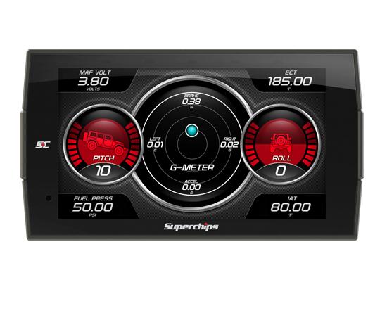 '15-18 Jeep Wrangler Superchips Trail Dash 3 Electrical Superchips display