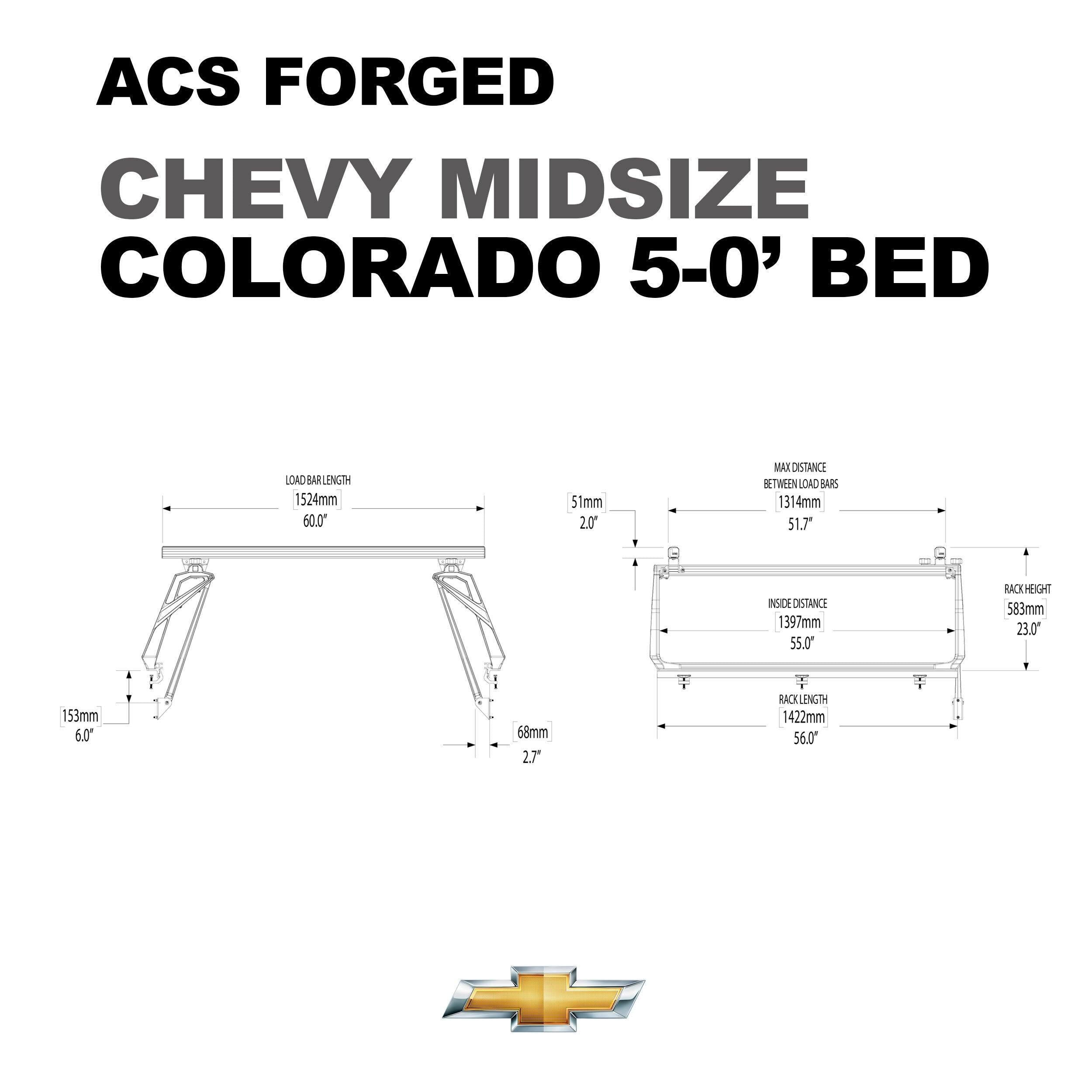 '15-23 Chevy/GMC Colorado/Canyon-ACS Forged Bed Accessories Leitner Designs design