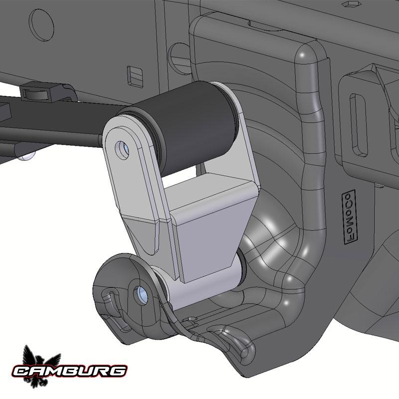 '15-Current Ford F150 Camburg Rear Stock Length MIG Shackles Suspension Camburg Engineering