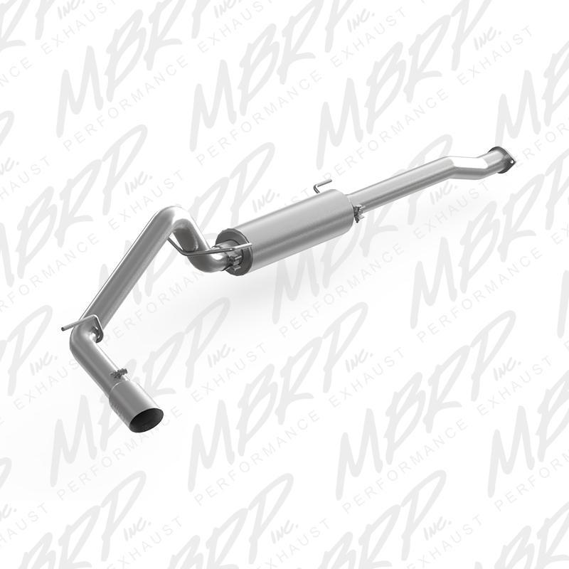'16-23 Toyota Tacoma 3" Cat Back Single Side Exhaust MBRP display