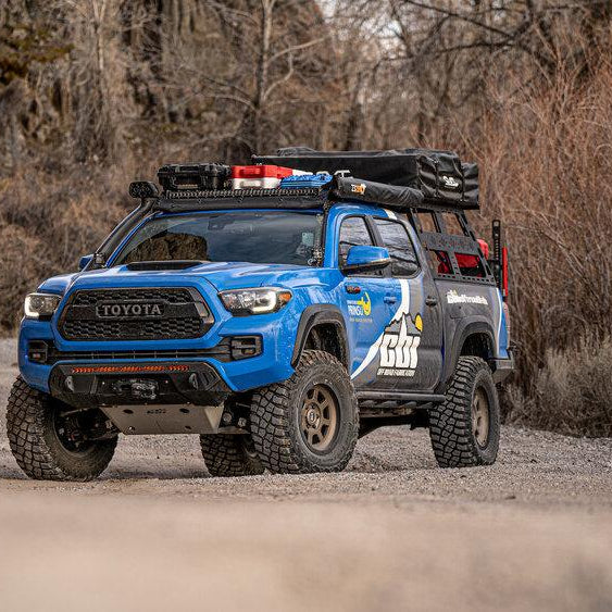 '16-23 Toyota Tacoma CBI Off-Road Covert Series Front Bumper Display on Vehicle 