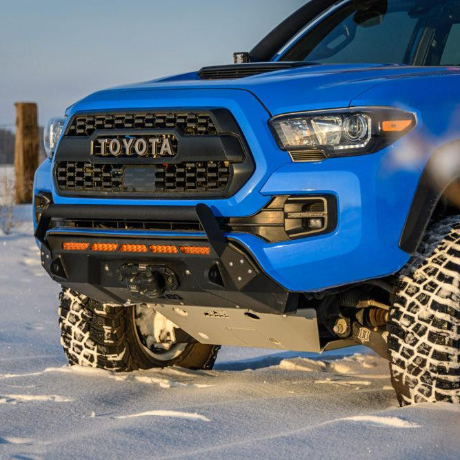 '16-23 Toyota Tacoma CBI Off-Road Covert Series Front Bumper Display on Vehicle 