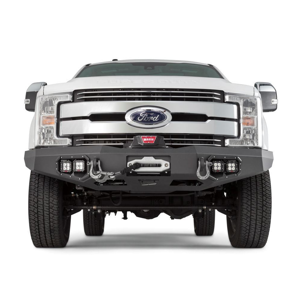 17-21 Ford F250/350 Ascent Front Bumper Warn Industries (front view)