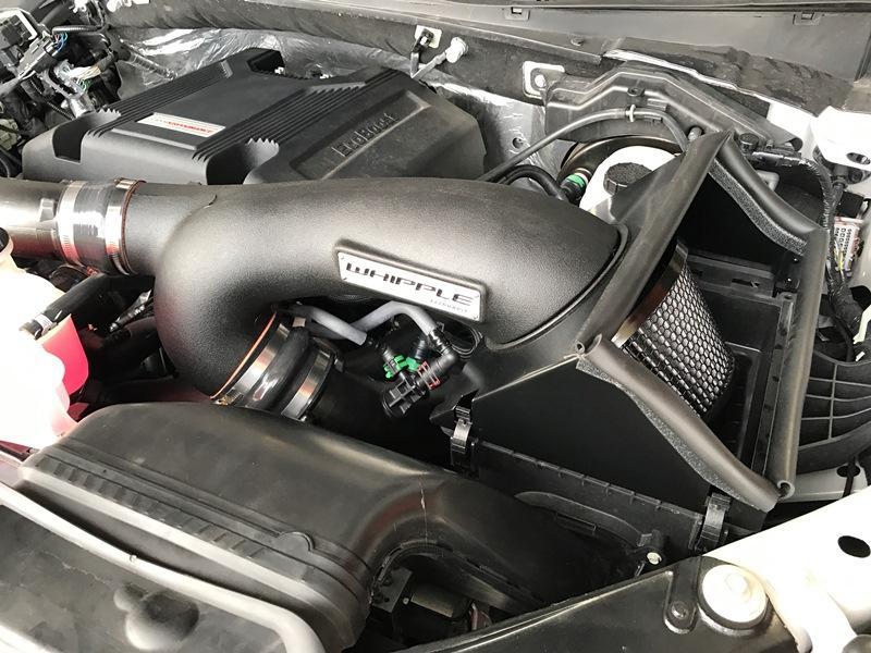 17-20 Ford Raptor 3.5L Ecoboost Cold Air Kit Air Intake Whipple Superchargers display