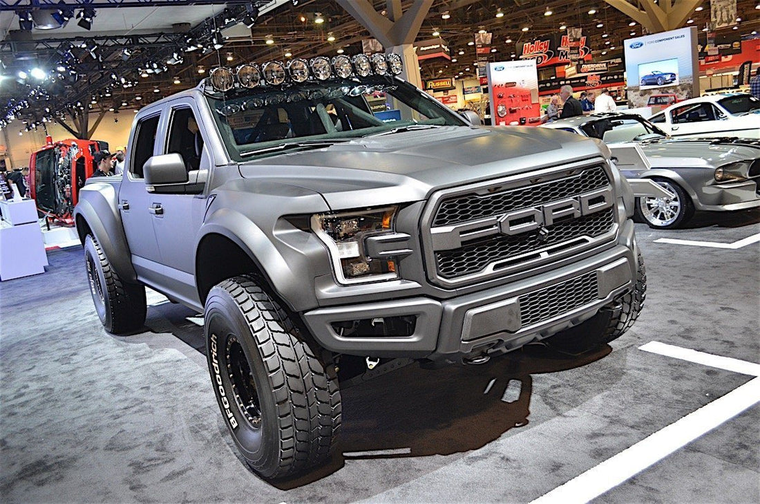 Silver Raptor Fenders '17-20 Ford Raptor Deberti Style Fenders