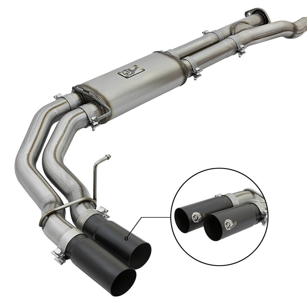 17 20 Ford Raptor Rebel Series 3 409 Stainless Steel Cat Back Exhaust
