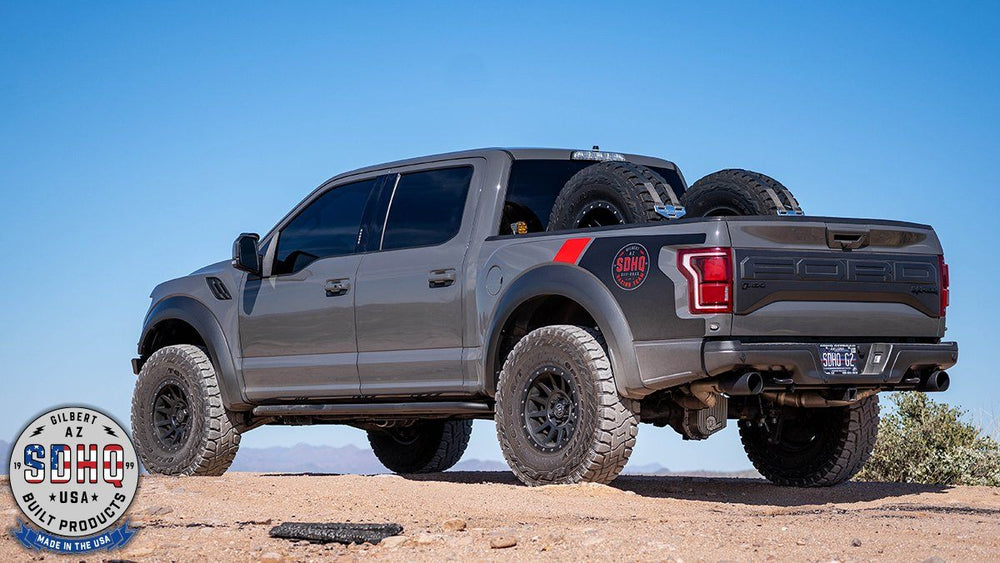 2017-2026 Ford F-150 Raptor SDHQ Built Weld-On Rock Sliders